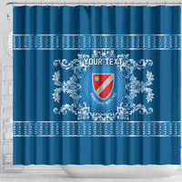 Personalized Italy Molise Shower Curtain Baroque Motif