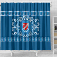 Personalized Italy Molise Shower Curtain Baroque Motif