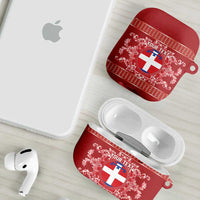 Personalized Italy Piedmont AirPods Case Baroque Motif