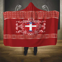 Personalized Italy Piedmont Hooded Blanket Baroque Motif