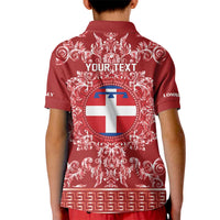 Personalized Italy Piedmont Kid Polo Shirt Baroque Motif