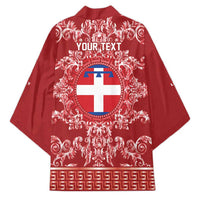 Personalized Italy Piedmont Kimono Baroque Motif