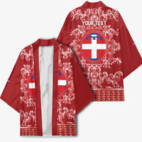 Personalized Italy Piedmont Kimono Baroque Motif