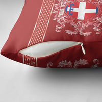 Personalized Italy Piedmont Pillow Cover Baroque Motif