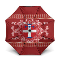 Personalized Italy Piedmont Umbrella Baroque Motif