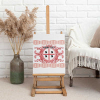 Personalized Italy Sardinia Canvas Wall Art Baroque Motif
