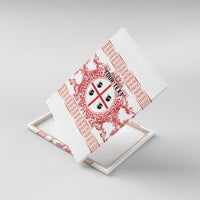 Personalized Italy Sardinia Canvas Wall Art Baroque Motif