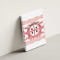 Personalized Italy Sardinia Canvas Wall Art Baroque Motif