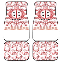 Personalized Italy Sardinia Car Mats Baroque Motif