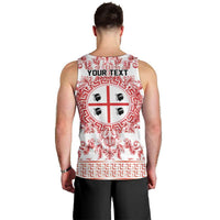 Personalized Italy Sardinia Men Tank Top Baroque Motif