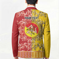 Personalized Italy Sicily Blazer Baroque Motif