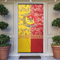 Personalized Italy Sicily Door Cover Baroque Motif
