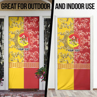 Personalized Italy Sicily Door Cover Baroque Motif