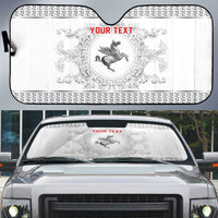 Personalized Italy Tuscany Auto Sun Shade Baroque Motif