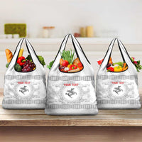 Personalized Italy Tuscany Grocery Bag Baroque Motif