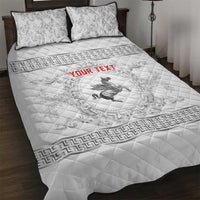 Personalized Italy Tuscany Quilt Bed Set Baroque Motif