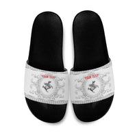 Personalized Italy Tuscany Slide Sandals Baroque Motif