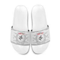Personalized Italy Tuscany Slide Sandals Baroque Motif