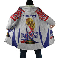 Croatia World Football Personalized Cloak Vatreni Take Me To America 2026 White