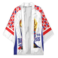 Croatia World Football Personalized Kimono Vatreni Take Me To America 2026 White