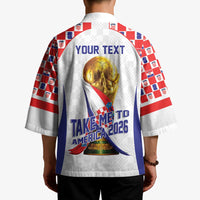 Croatia World Football Personalized Kimono Vatreni Take Me To America 2026 White