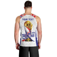 Croatia World Football Personalized Men Tank Top Vatreni Take Me To America 2026 White