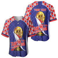 Croatia World Football Personalized Baseball Jersey Vatreni Take Me To America 2026 Blue