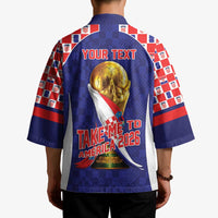 Croatia World Football Personalized Kimono Vatreni Take Me To America 2026 Blue