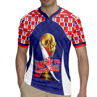 Croatia World Football Personalized Rugby Jersey Vatreni Take Me To America 2026 Blue