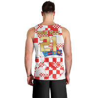 Croatia World Football Custom Men Tank Top Vatreni Croatian Heritage