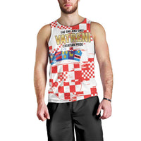 Croatia World Football Custom Men Tank Top Vatreni Croatian Heritage
