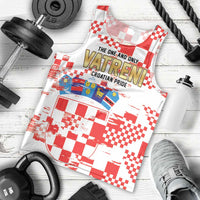 Croatia World Football Custom Men Tank Top Vatreni Croatian Heritage