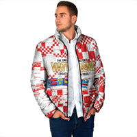 Croatia World Football Custom Padded Jacket Vatreni Croatian Heritage