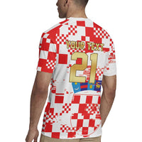 Croatia World Football Custom Rugby Jersey Vatreni Croatian Heritage