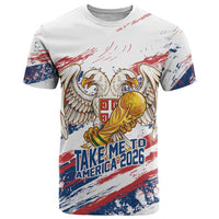 Serbia Take Me To America Personalized T Shirt Strong Eagle Pride