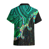 Maori Hawaiian Shirt Aotearoa Papua Shell with Tribal Pattern - Wonder Print Shop