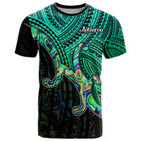 Maori T Shirt Aotearoa Papua Shell with Tribal Pattern - Wonder Print Shop
