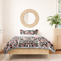 Personalized Canada Indigenous Haida Art Bedding Set LT9 - Wonder Print Shop