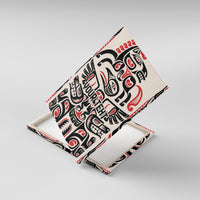 Personalized Canada Indigenous Haida Art Canvas Wall Art LT9 - Wonder Print Shop