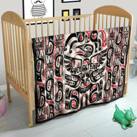 Personalized Canada Indigenous Haida Art Quilt - Wonder Print Shop
