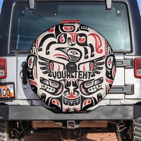 Personalized Canada Indigenous Haida Art Spare Tire Cover - Wonder Print Shop