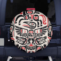 Personalized Canada Indigenous Haida Art Spare Tire Cover - Wonder Print Shop