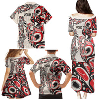 Personalized Canada Indigenous History Month Family Matching Puletasi and Hawaiian Shirt - Wonder Print Shop