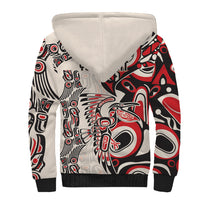 Personalized Canada Indigenous History Month Sherpa Hoodie - Wonder Print Shop