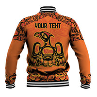 Personalized Every Child Matter Baseball Jacket Canadian Native Indigenous Haida LT9 - Wonder Print Shop