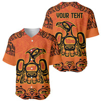 Personalized Every Child Matter Baseball Jersey Canadian Native Indigenous Haida LT9 - Wonder Print Shop