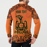 Personalized Every Child Matter Button Sweatshirt Canadian Native Indigenous Haida LT9 - Wonder Print Shop