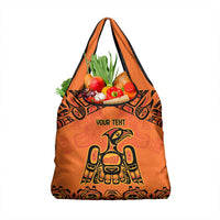 Personalized Every Child Matter Grocery Bag Canadian Native Indigenous Haida