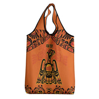 Personalized Every Child Matter Grocery Bag Canadian Native Indigenous Haida