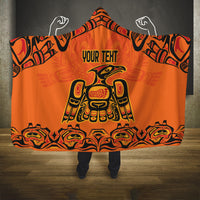 Personalized Every Child Matter Hooded Blanket Canadian Native Indigenous Haida